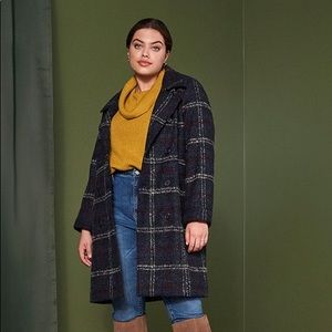 Double breasted wool coat 1X JustFab